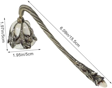 Elegant Rhinestone Candle Snuffer with Long Handle