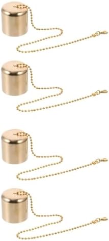 Zerodeko 4Pcs Brass Candle Snuffers Set
