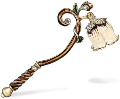 Elegant Royal-Style Candle Snuffer with Pearl Inlay