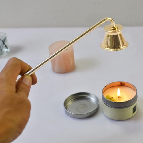 Stainless Steel Candle Snuffer Extinguisher with Rust-Proof Cover