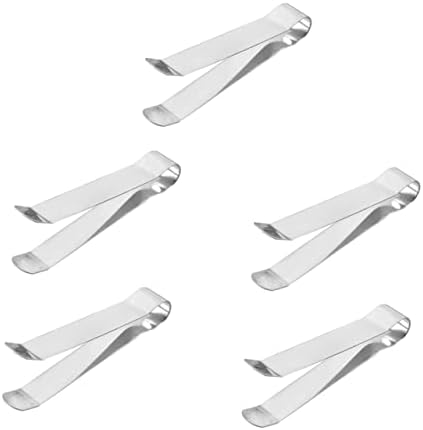 5PCS Stainless Steel Candle Wick Clips for Safe Dousing and Trim
