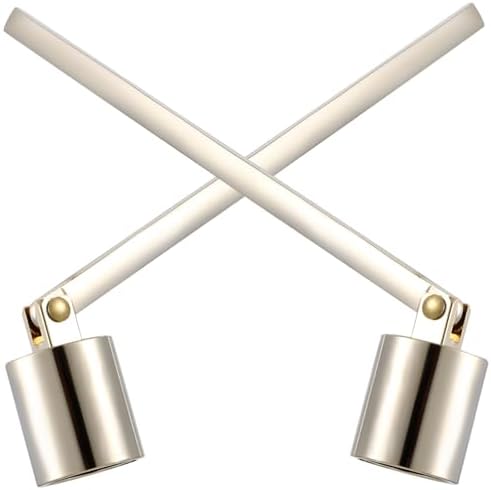2pcs Stainless Steel Candle Snuffers for Scents and Decor