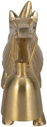 Sagebrook Home Gold Lion Candle Snuffer 9 Inch