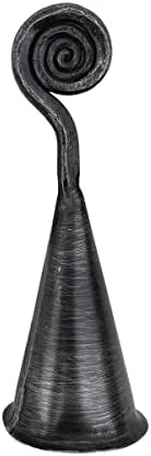 Hand Forged Iron Candle Snuffer with Rotating Bell