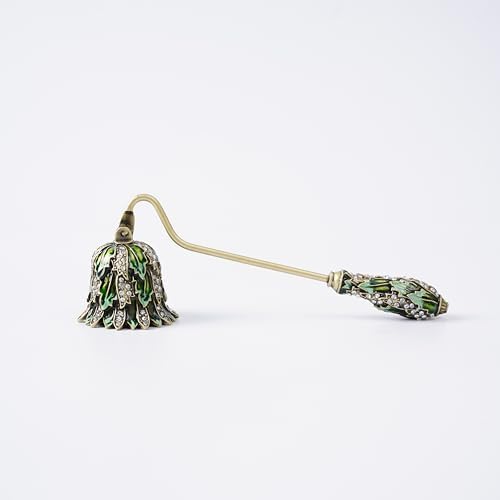 Elegant Candle Snuffer with Long Handle Green