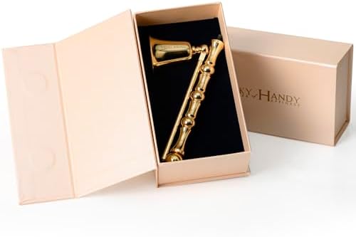 Luxury Brass Candle Snuffer - Gold Finish