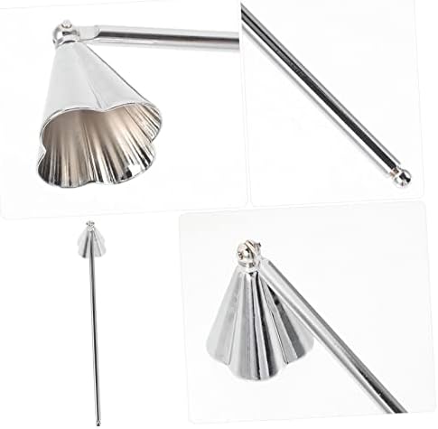 Happyyami Creative Candle Snuffer Stainless Steel Extinguisher for Deep Jar Candles