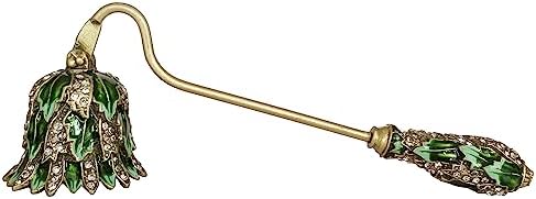 Green Leaf Candle Snuffer Metal Tool