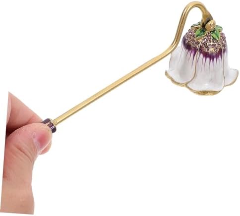 Unique Rhinestone Candle Snuffer Flame Extinguisher for Scented Aromatherapy Candles Lightweight Design