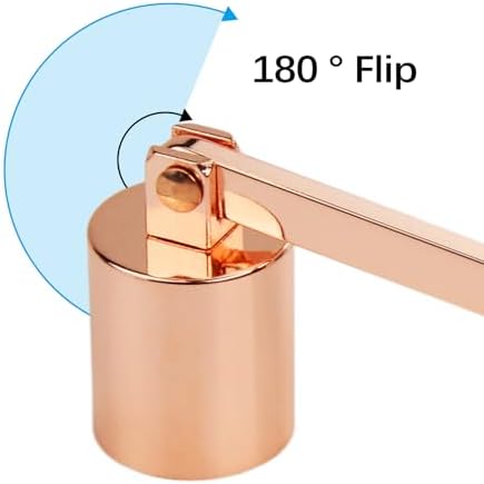 Rose Gold Candle Snuffer with Long Handle 1