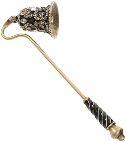 Zerodeko Flower Design Candle Snuffer with Long Handle