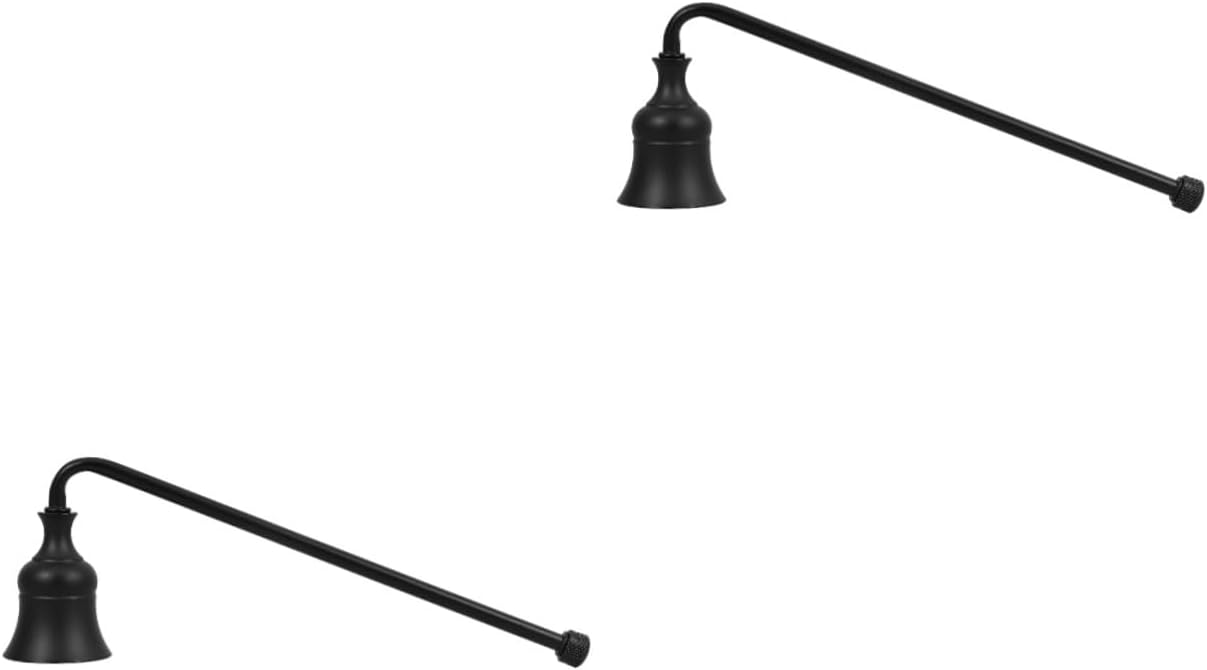 STOBAZA 2pcs Metal Candle Snuffer Covers