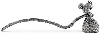 Vagabond House Pewter Squirrel Candle Snuffer 10 Inch Long
