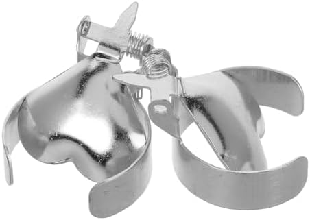 STOBAZA 2pcs Metal Heart Shape Candle Snuffer Extinguisher