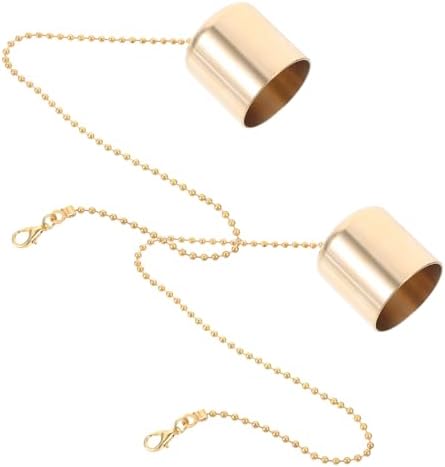 Zerodeko 4Pcs Brass Candle Snuffers Set