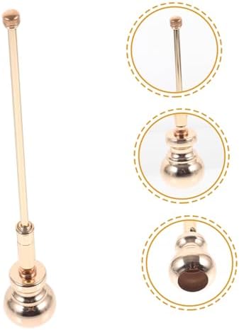 Reusable Candle Snuffer Handle with Gold Design