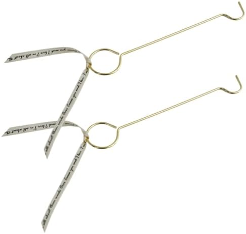 2pcs Candle Wick Hook Tool and Stainless Steel Candle Snuffer Set