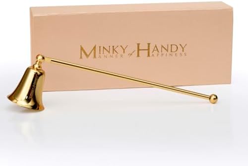 Minky Handy Brass Candle Snuffer - Gold Finish
