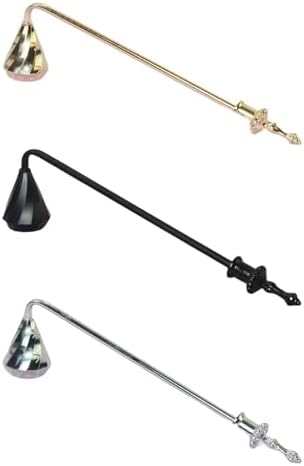 Golden Metal Candle Snuffer 2Pcs Set