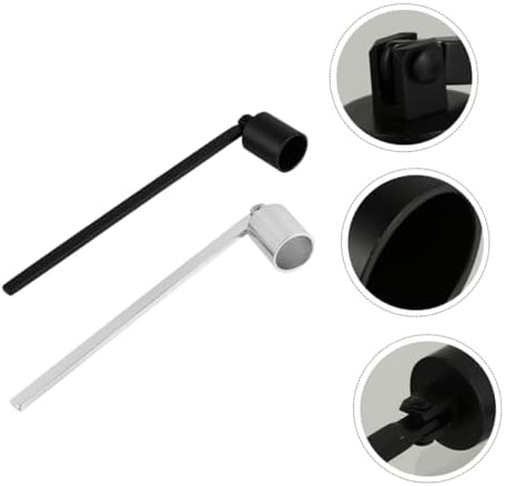 2pcs Elegant Candle Snuffer with Wick Protector for Home Wedding Parties