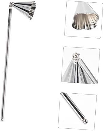 Happyyami Creative Candle Snuffer Stainless Steel Extinguisher for Deep Jar Candles