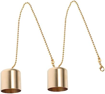 ERINGOGO 4pcs Brass Candle Snuffers with Unique Design