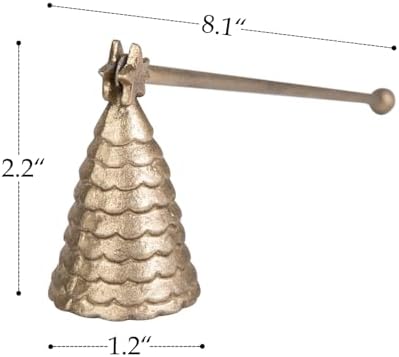 Nikky Home Candle Snuffer with Christmas Tree Design