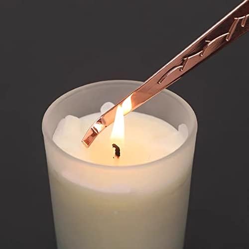 MUXSAM 4 in 1 Candle Accessory Set Rose Gold