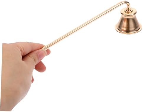 Candle Extinguisher with Long Handle and Sturdy Wick Snuffer for Home Use