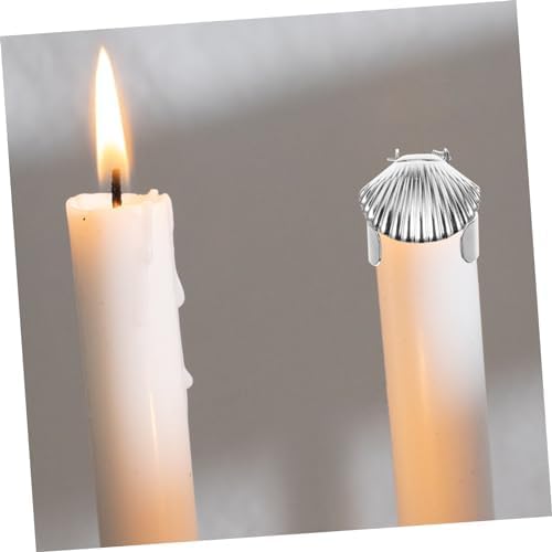 Happyyami Automatic Candle Snuffer Tool 4pcs Metal Wick Flame Extinguisher