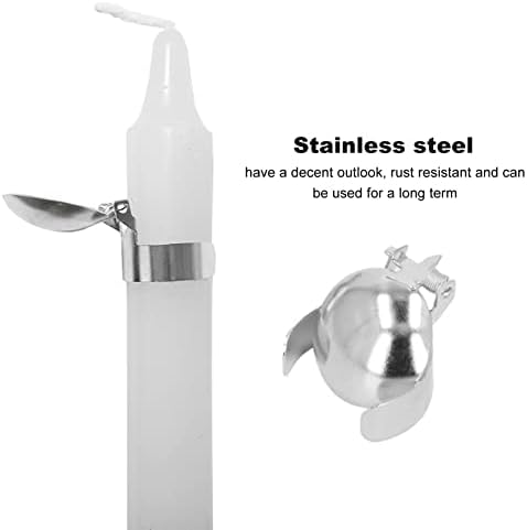 Automatic Candle Snuffer 4Pcs Stainless Steel Flame Extinguisher for Safe Candle Use