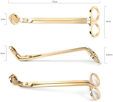 AIM GGKK Gold Copper Candle Snuffer and Wick Trimmer