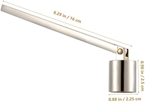 Happyyami 2pcs Stainless Steel Candle Snuffers