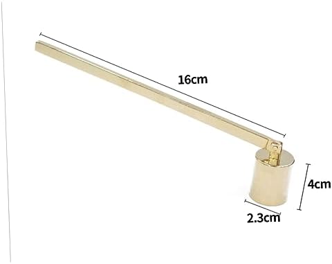 Bell Candle Snuffer with Wick Trimmer for Easy Wick Removal