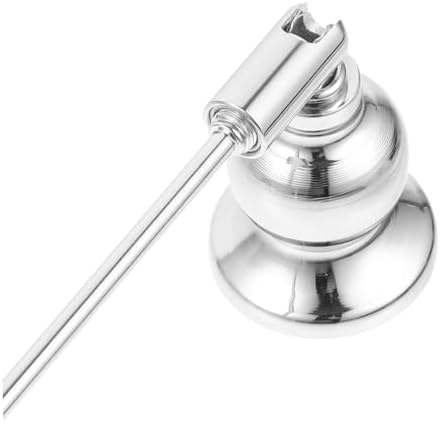 STOBAZA 2pcs Portable Candle Snuffer with Long Handle and Bell Design