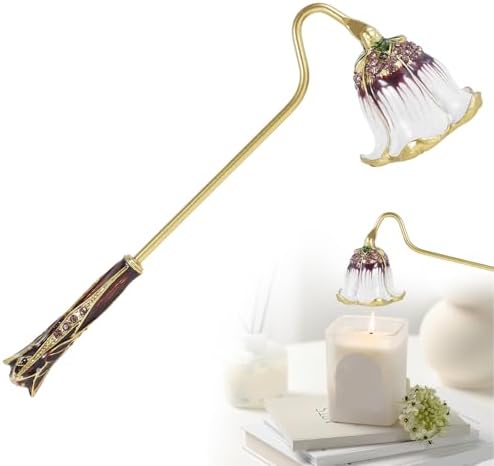 Purple Metal Candle Snuffer with Rotatable Handle