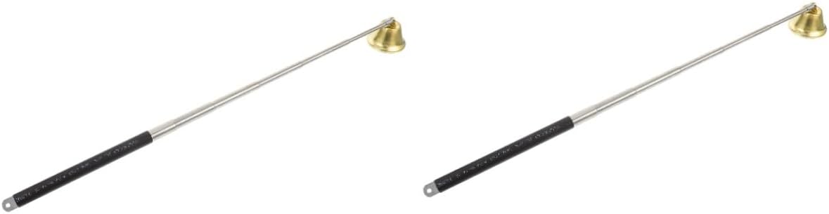 2pcs Retractable Candle Snuffer and Trimmer for Home Office Use