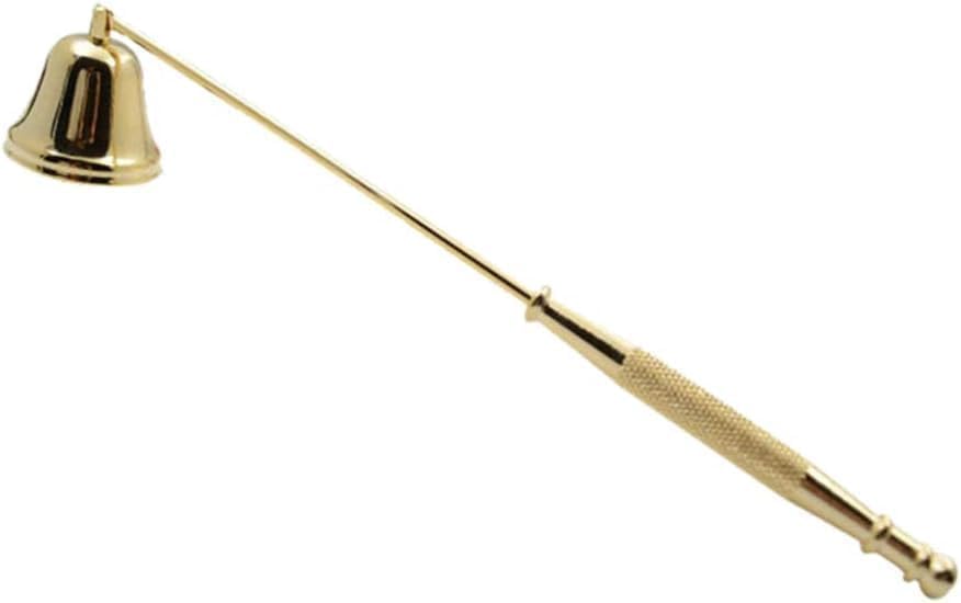 Elegant Gold Candle Snuffer with Long Handle