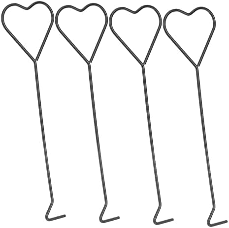 4pcs Heart Design Candle Wick Dipper and Snuffer Hooks for Home Use