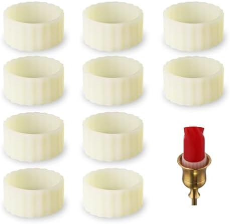 10 Pack Candle Rings for Taper Candles