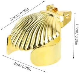 Cabilock 2pcs Automatic Metal Candle Snuffer Flame Extinguisher