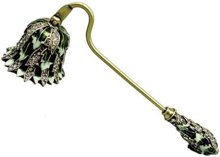 Earssa Candle Snuffer Green Vintage Metal Holder