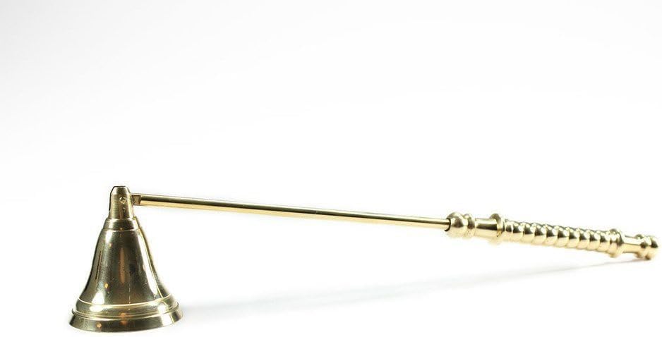 Hand Crafted Brass Candle Snuffer with Spiral Handle