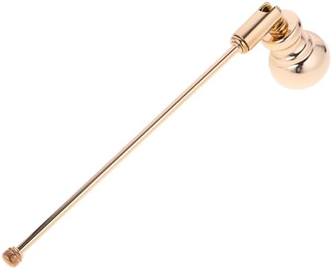 Zerodeko Candle Snuffer with Long Handle Iron Material for Jar Candles