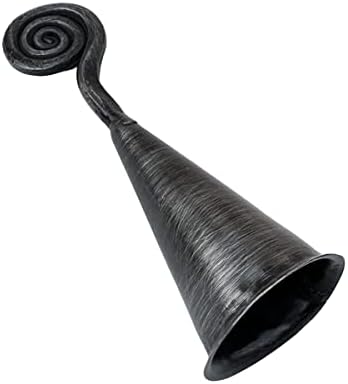 Hand Forged Iron Candle Snuffer with Rotating Bell