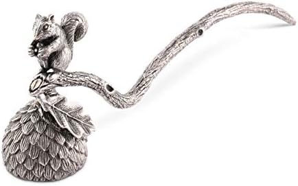 Vagabond House Pewter Squirrel Candle Snuffer 10 Inch Long