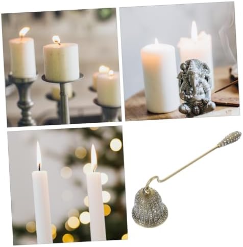 Happyyami Candle Snuffer with Rhinestones and Long Handle