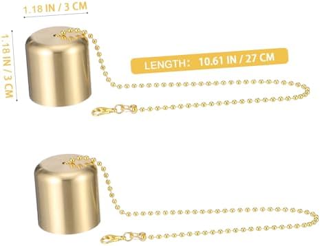 Zerodeko 2pcs Brass Candle Snuffer Reusable Fire Extinguisher