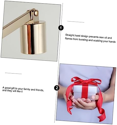 3PCS Stainless Steel Candle Snuffer Set for Safe Wick Extinguishing
