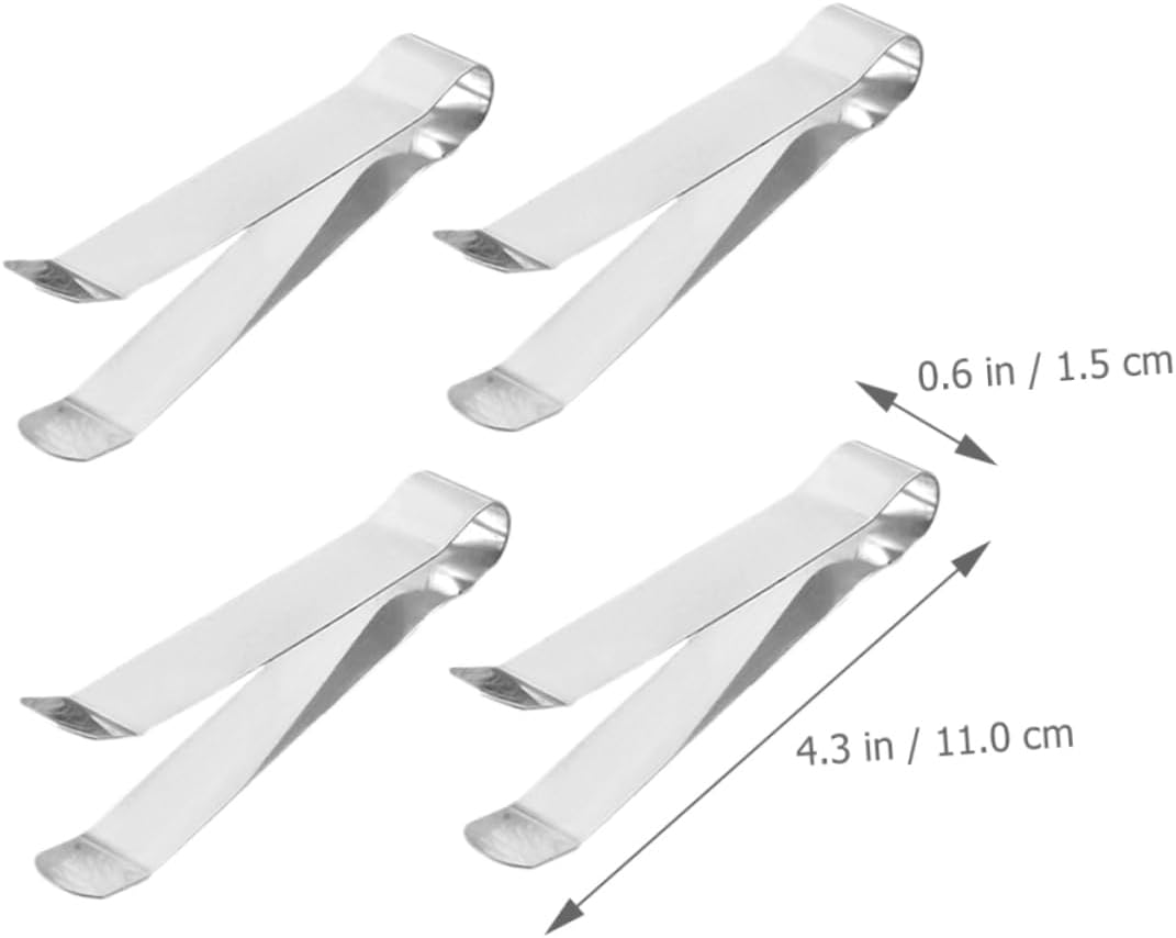 4pcs Stainless Steel Candle Extinguisher Clips